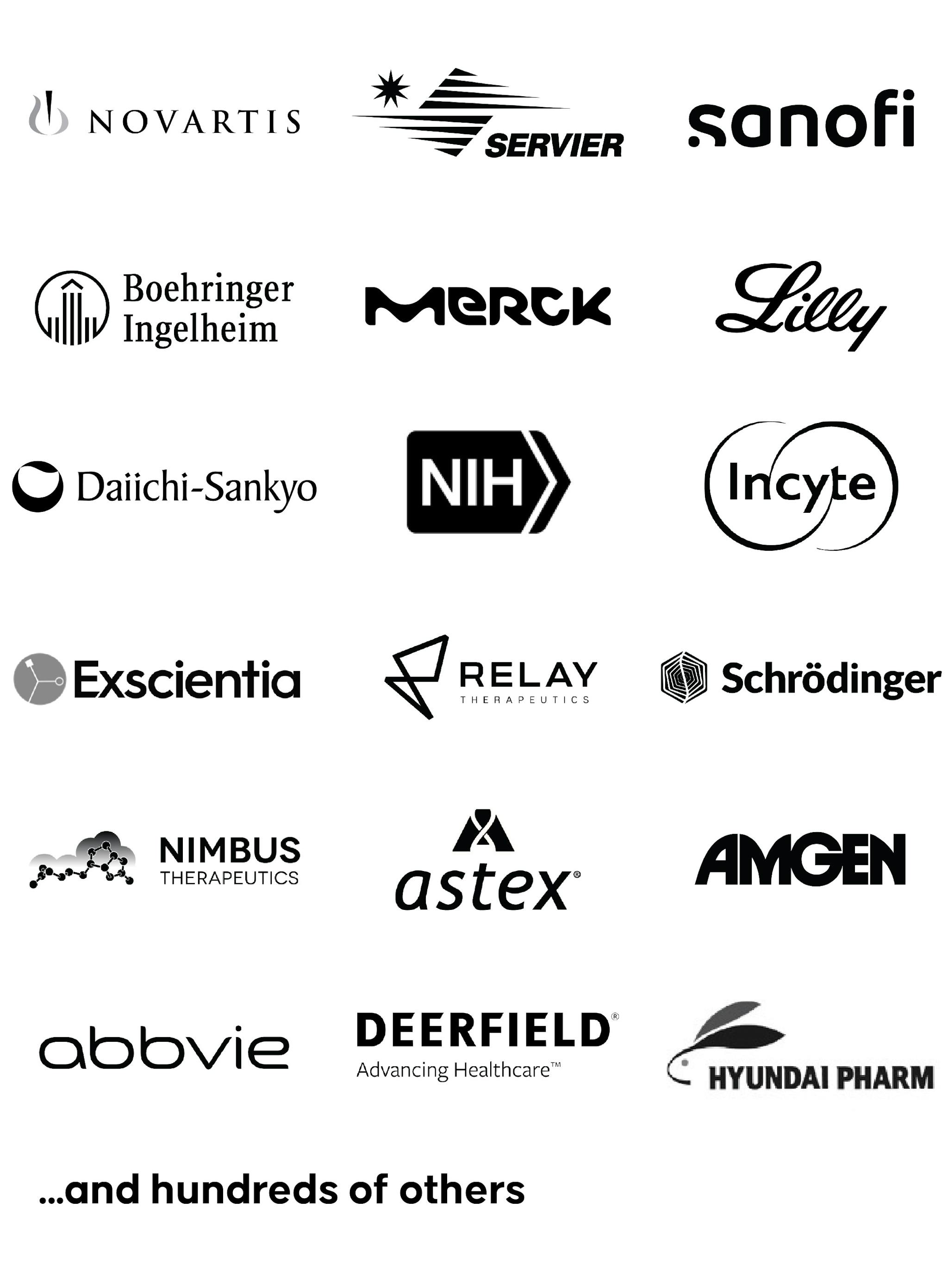 Logos of companies subscribed